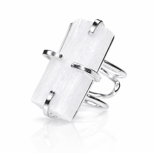 Selenite Medium Ring