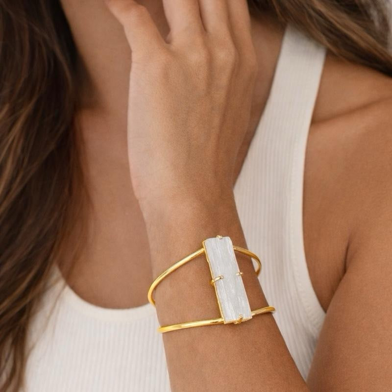Selenite Bracelet – Adjustable