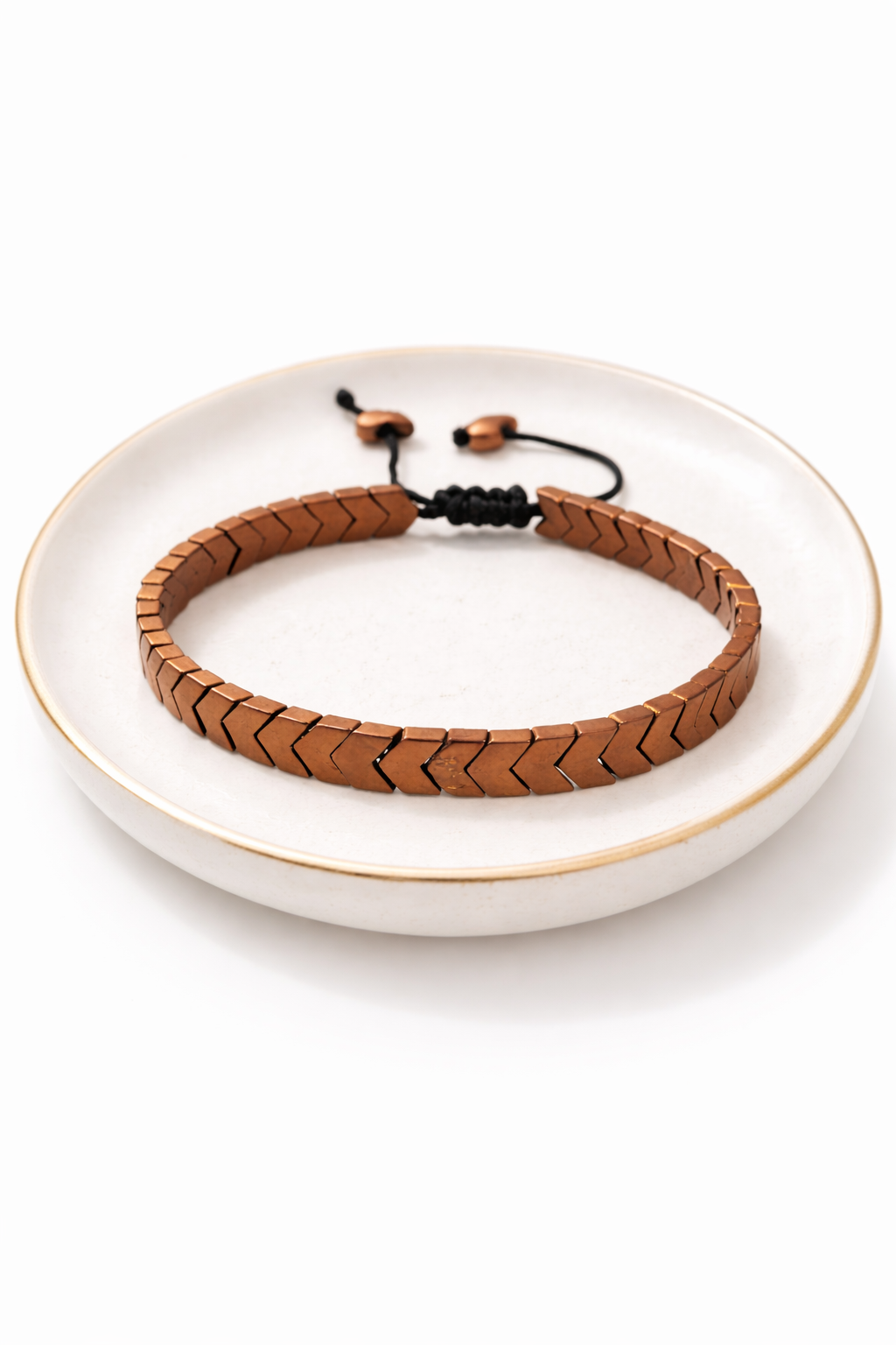 Bronze Hematite Men’s Bracelet