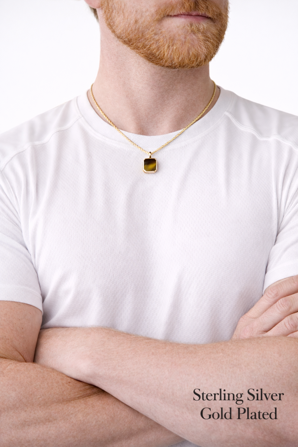 Tiger’s Eye Men Handmade Necklace