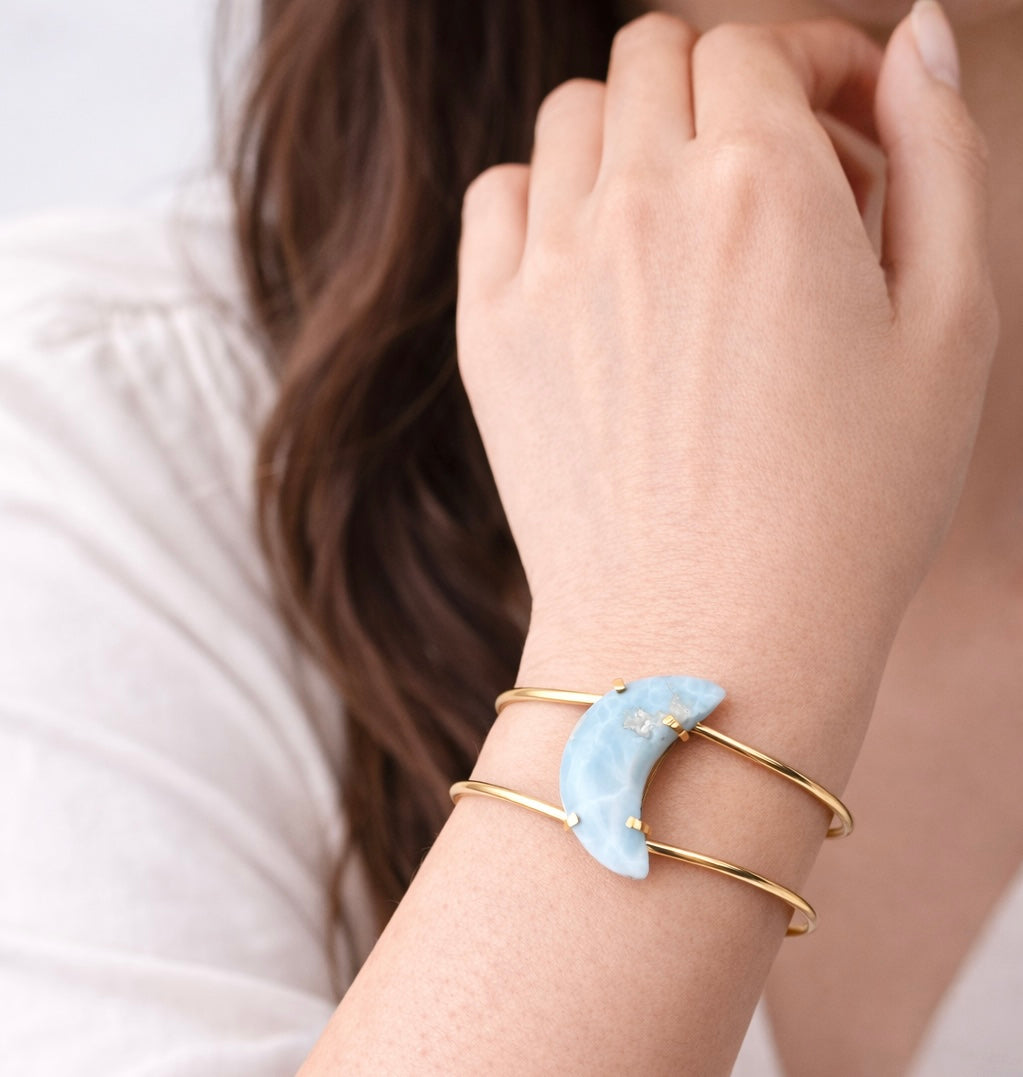 Handmade Larimar Bracelet