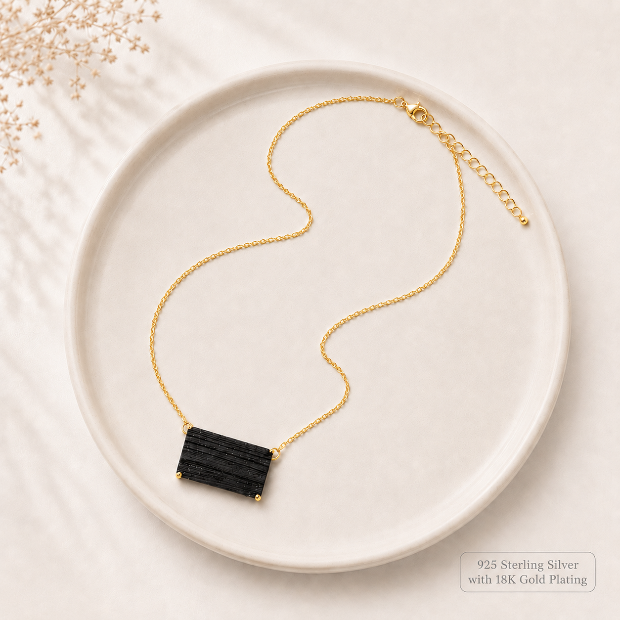 Black Tourmaline Necklace