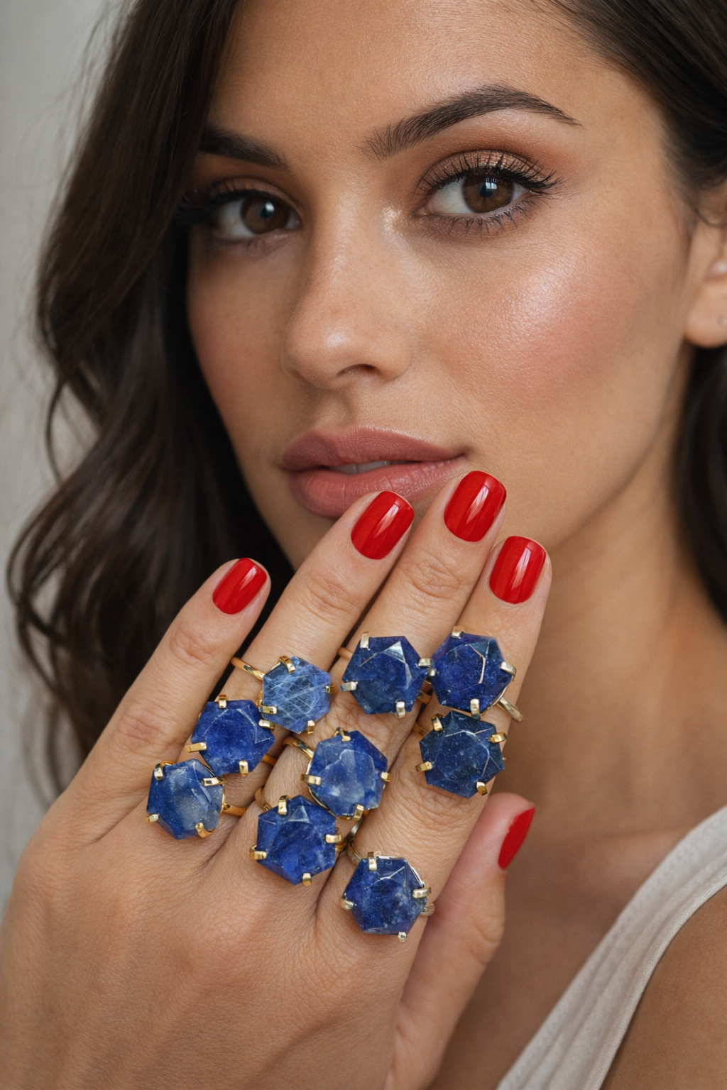 Sodalite Ring (Size 5-8)