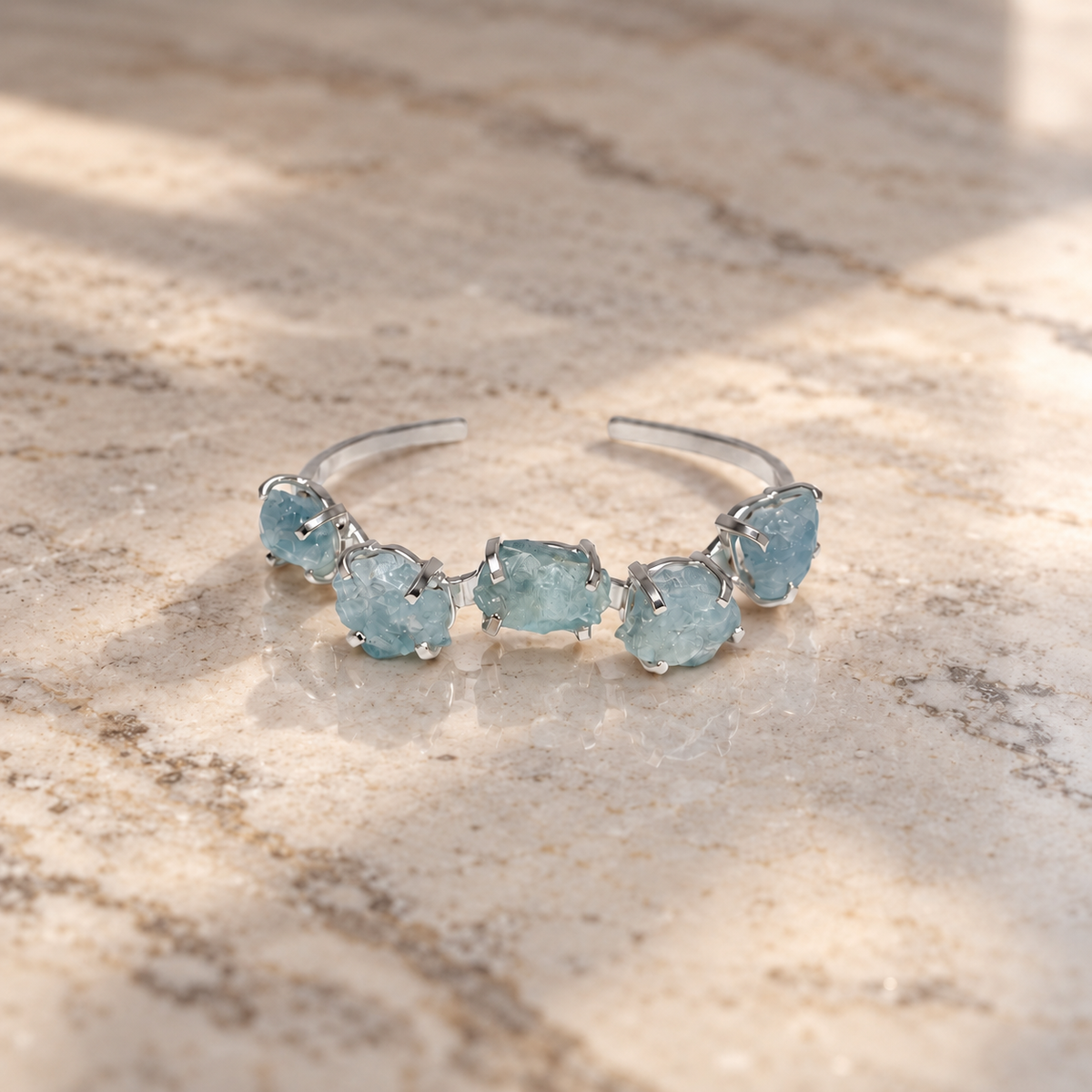 Aquamarine Bracelet – March Birthstone