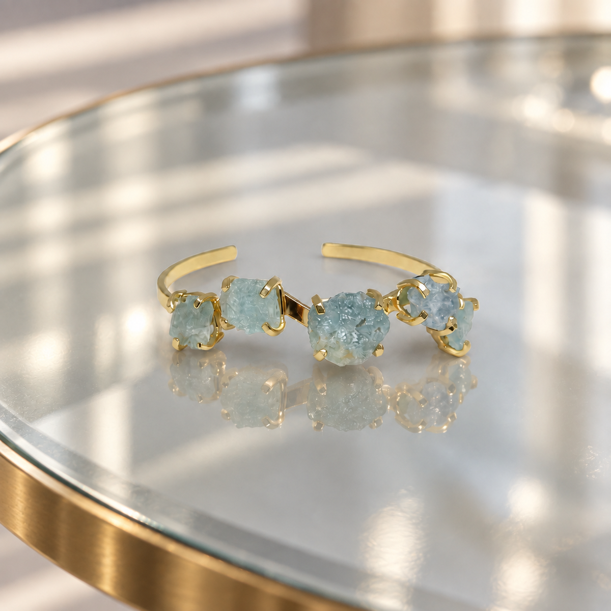 Aquamarine Bracelet – March Birthstone