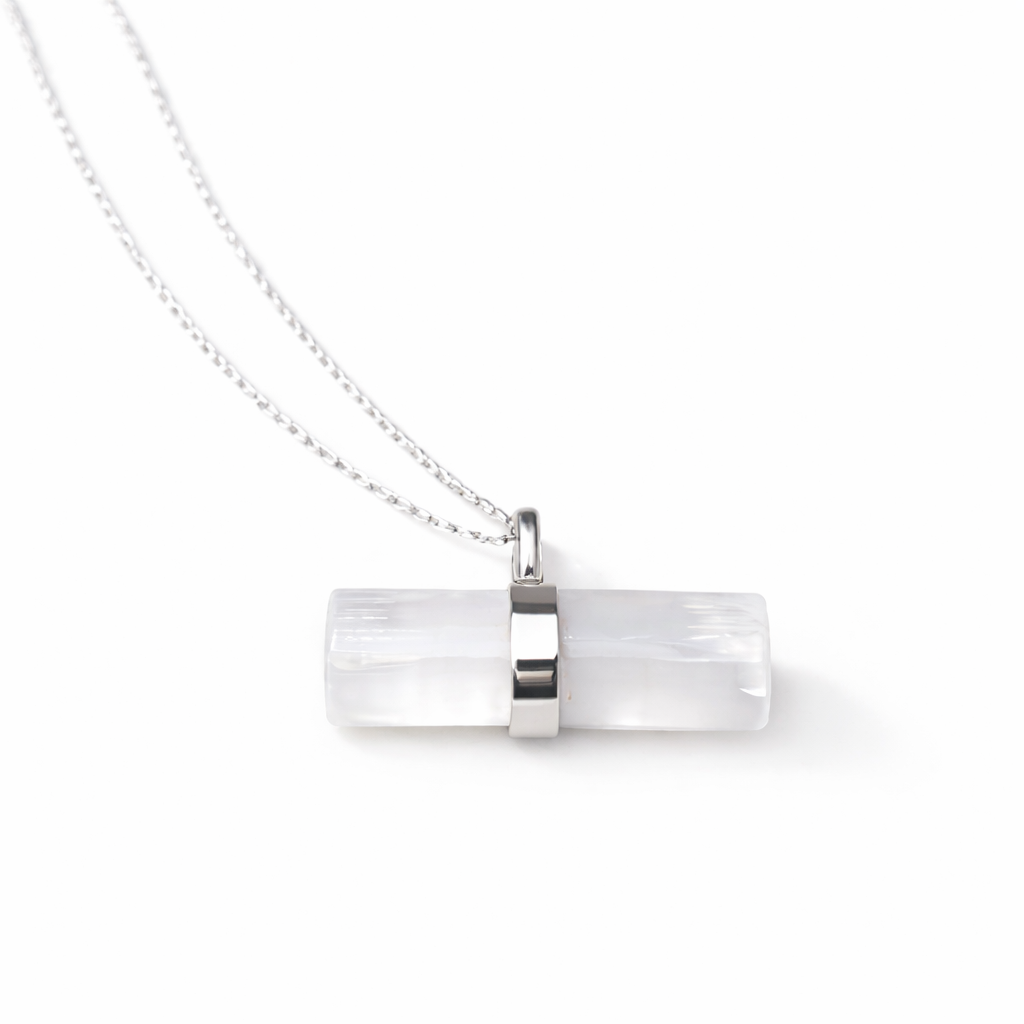 Selenite Bar Necklace