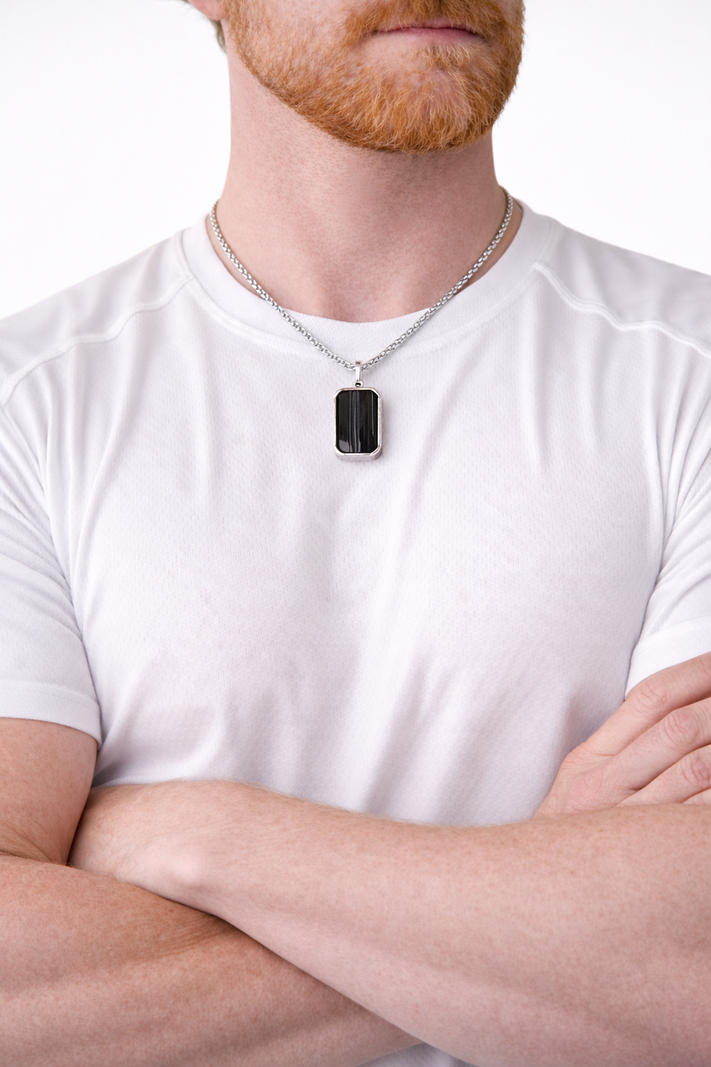 Men’s Black Tourmaline Necklace