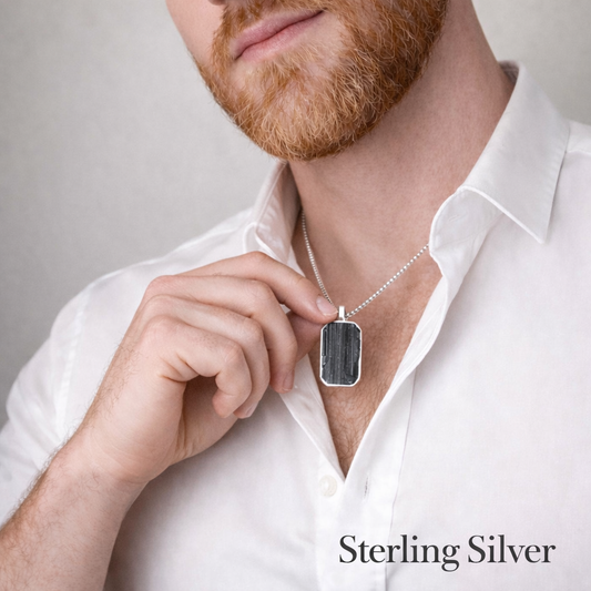 Men’s Black Tourmaline Necklace