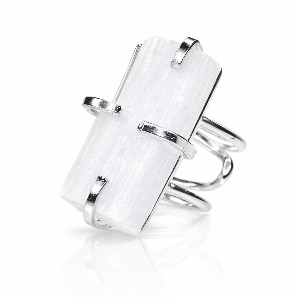 Selenite Medium Ring