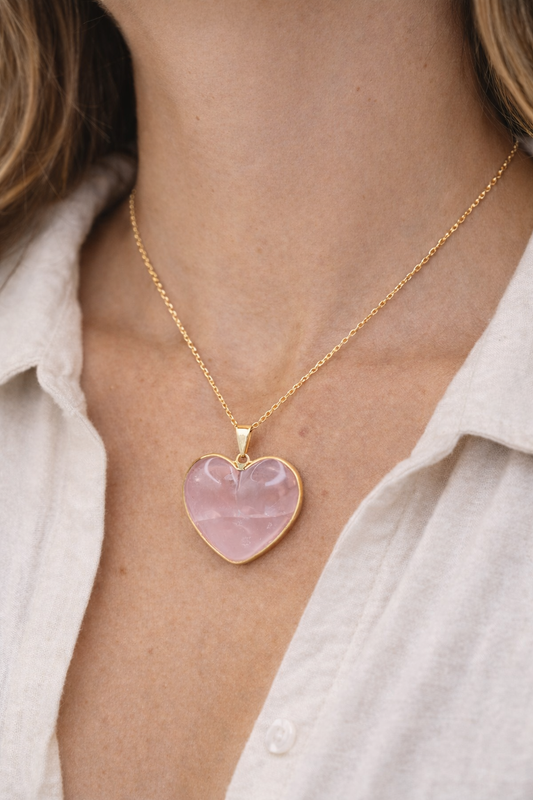Rose Quartz Love Necklace