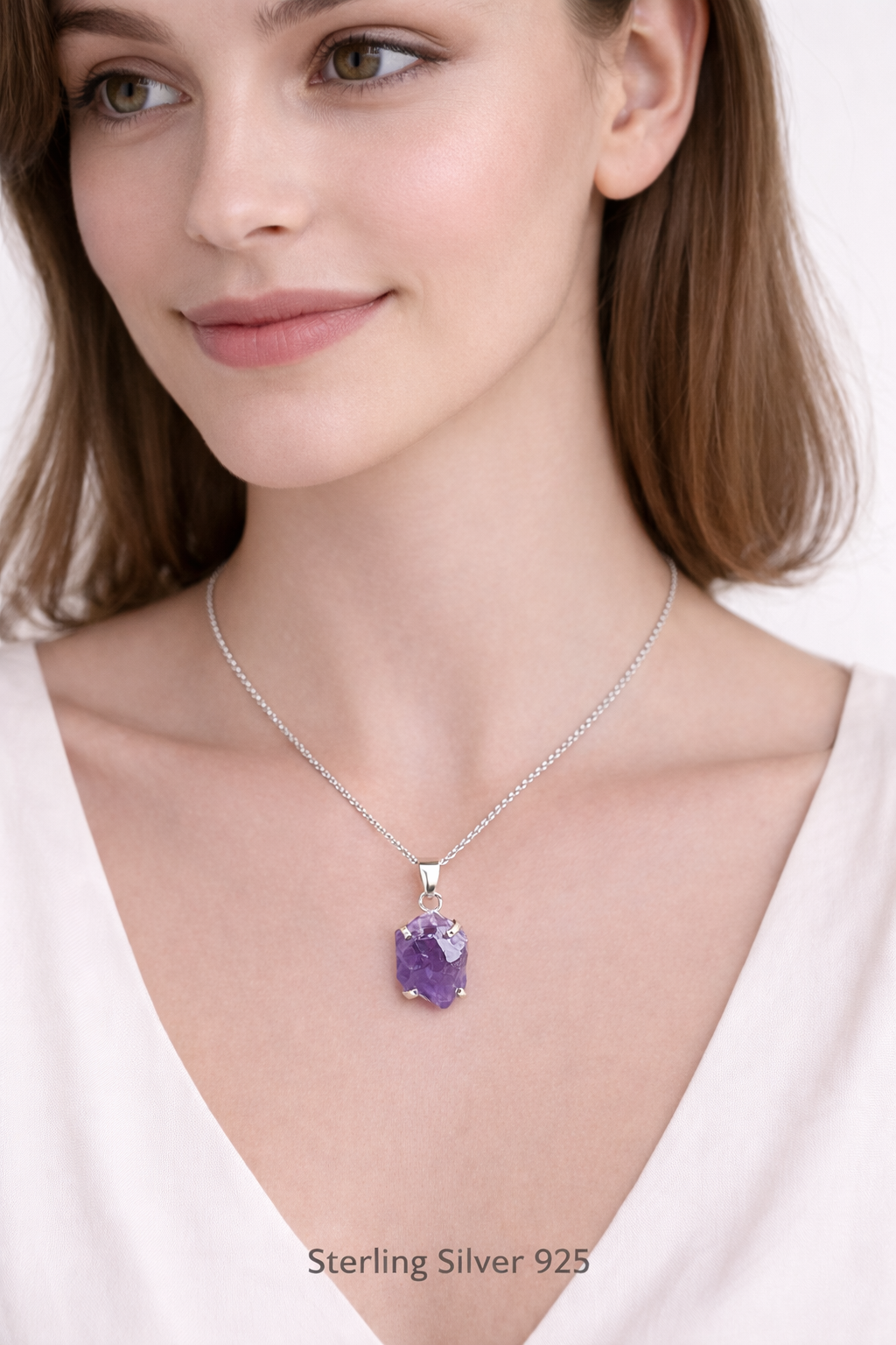 Amethyst Necklace (February Birthstone)