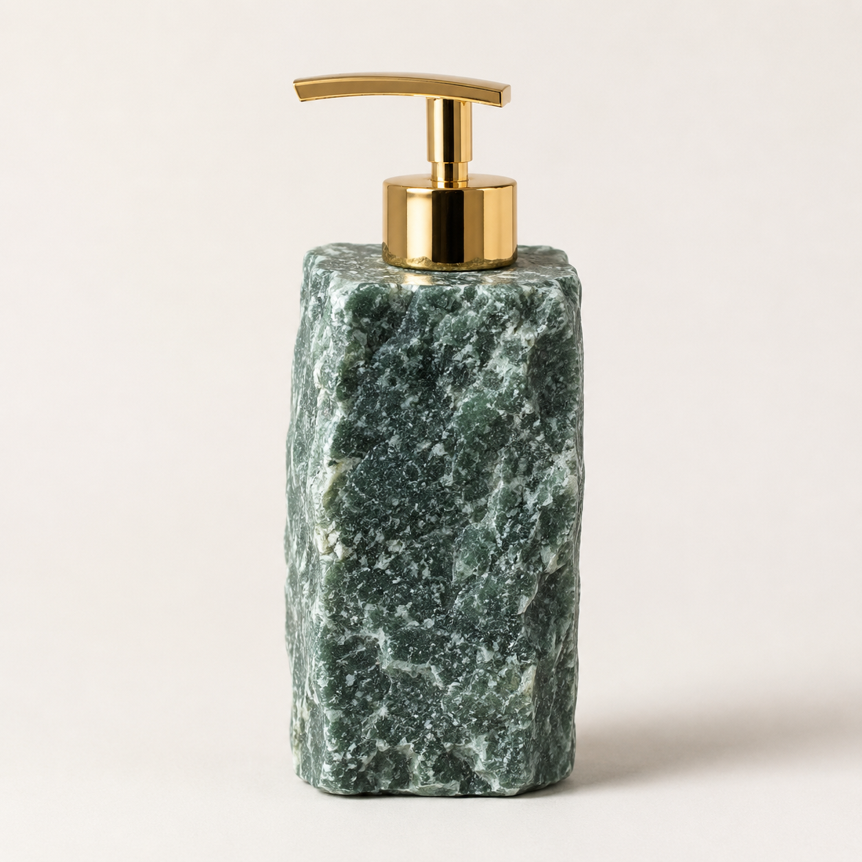 Green Quartz Crystal Soap Dispenser