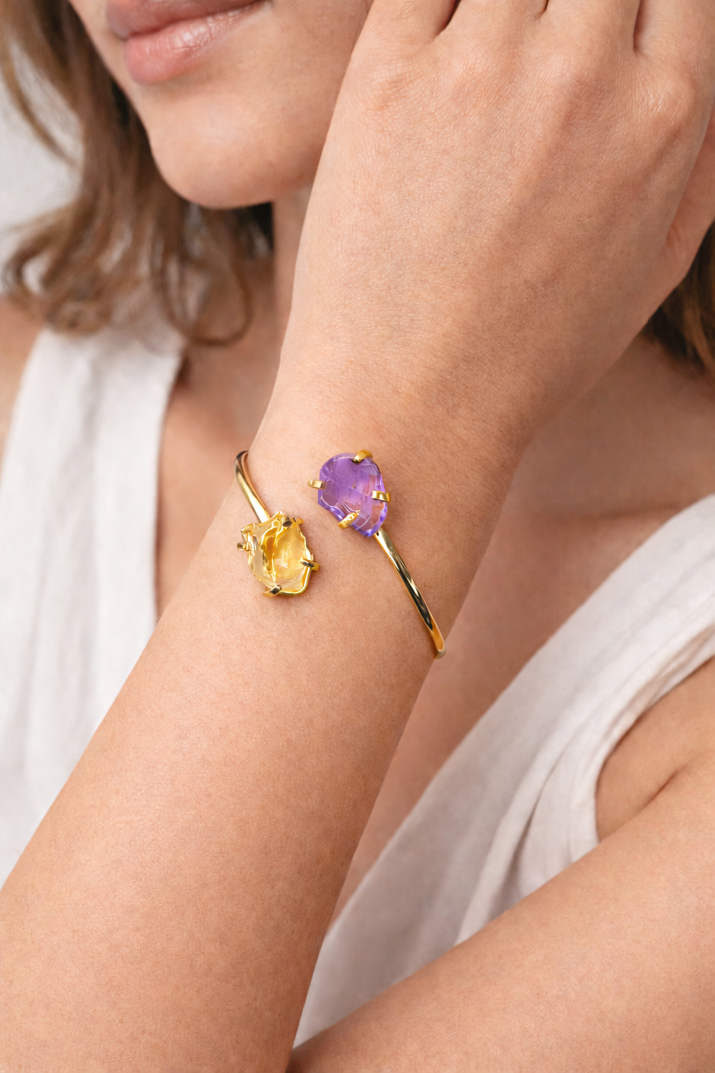 Amethyst & Citrine Bracelet