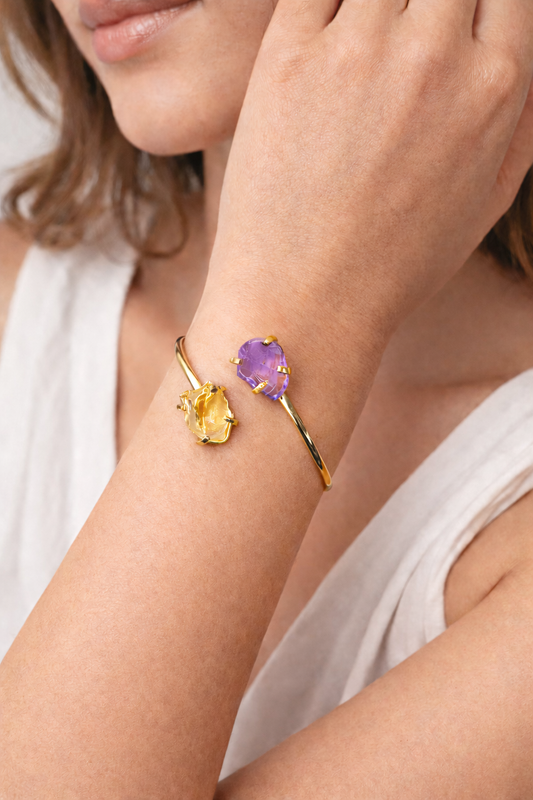 Amethyst & Citrine Bracelet