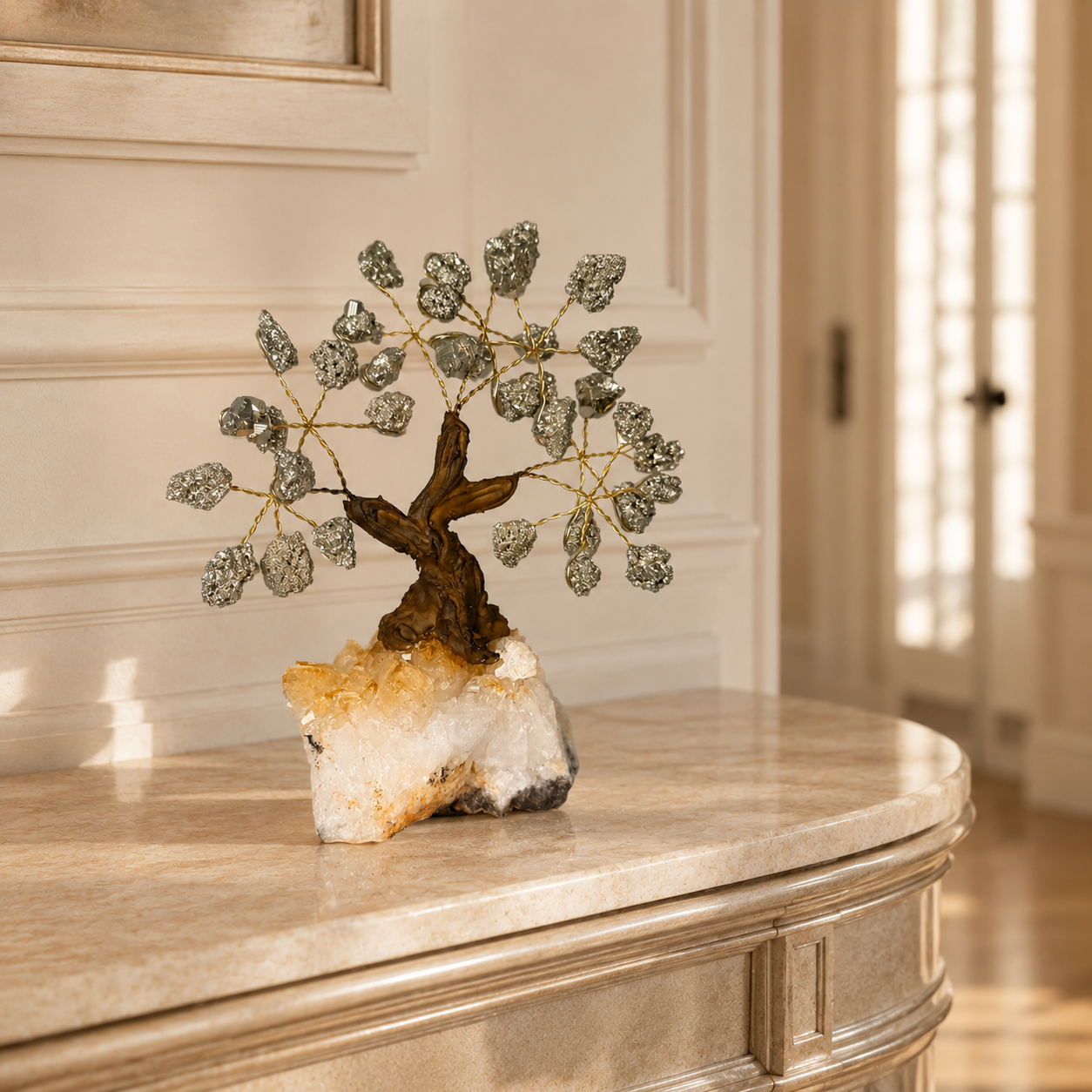 Pyrite & Citrine Tree of Life