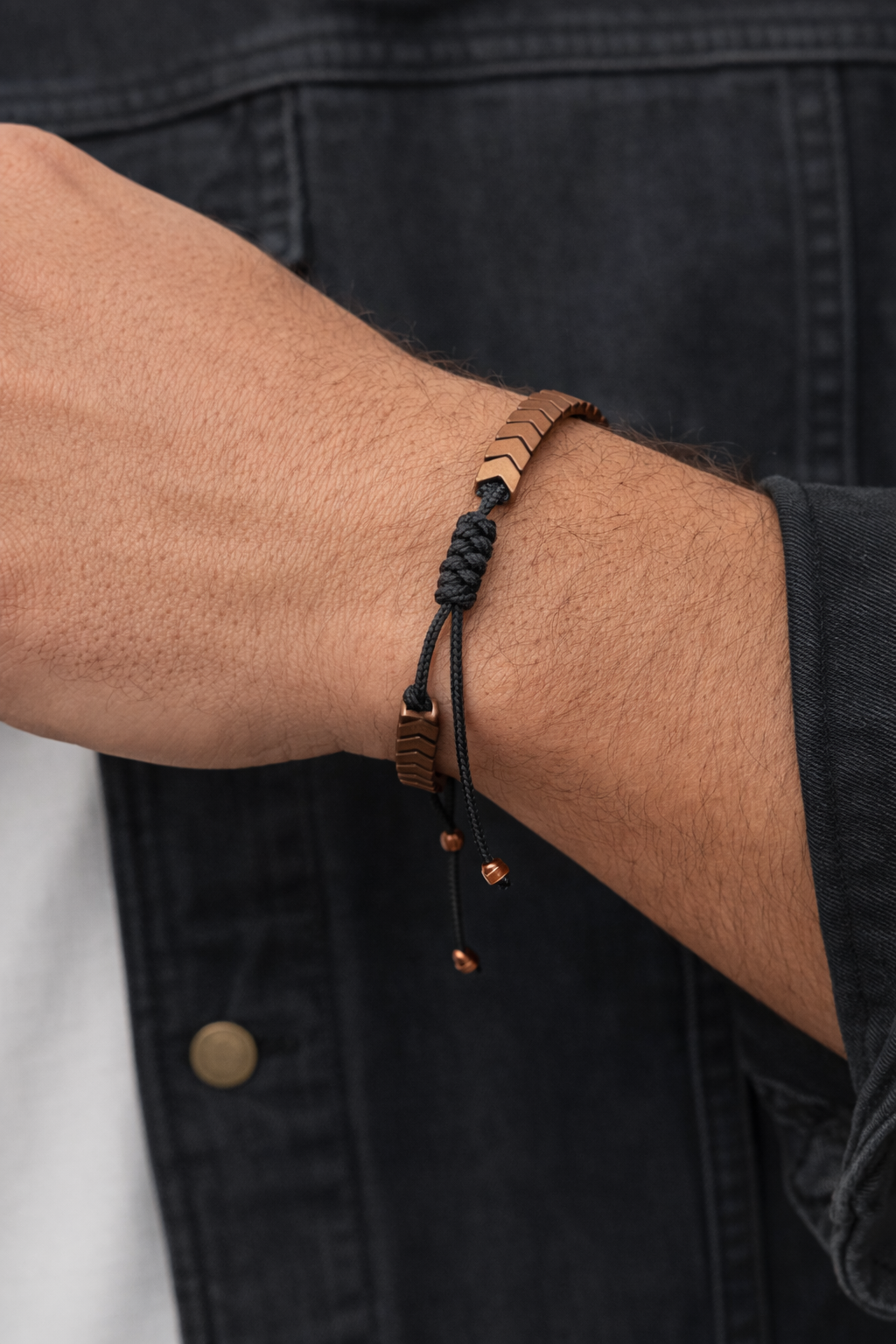 Bronze Hematite Men’s Bracelet