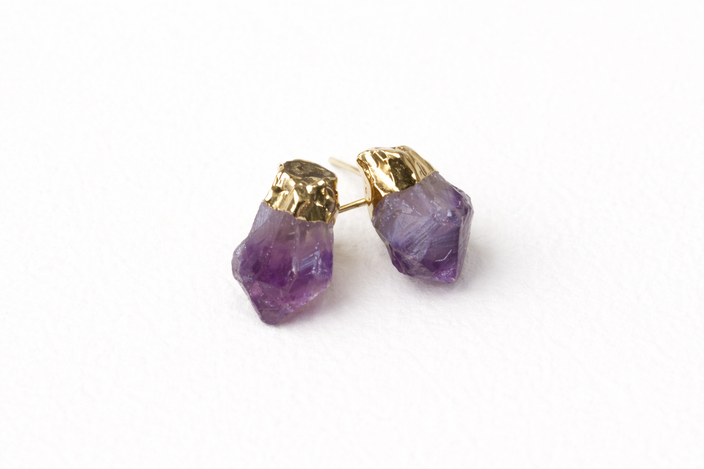 Amethyst Stud Earrings