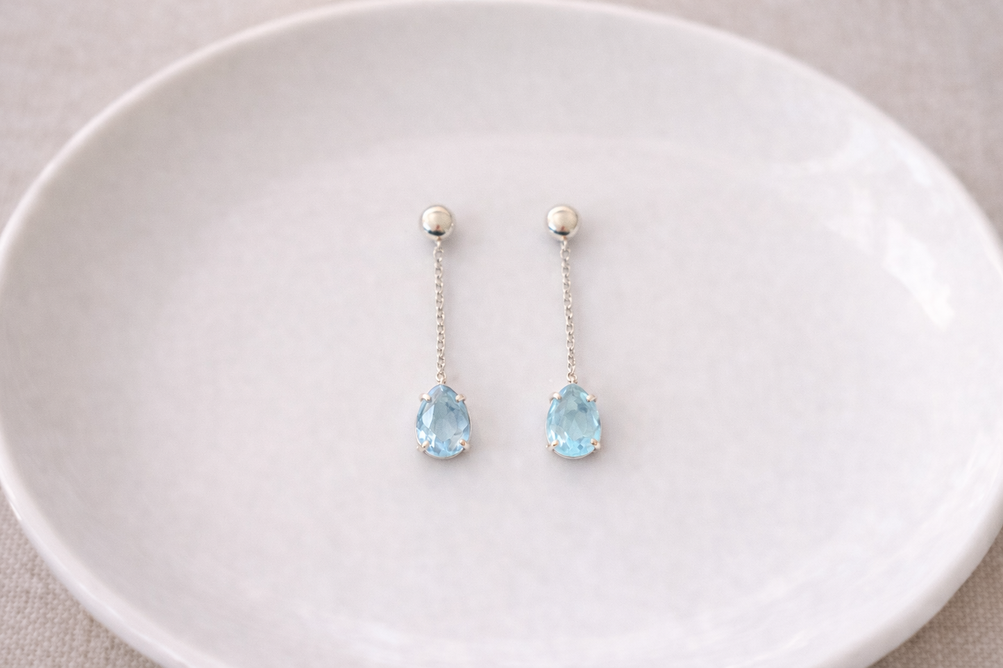 Everyday Elegance Gemstone Earrings Set Rose Quartz · Blue Topaz ·