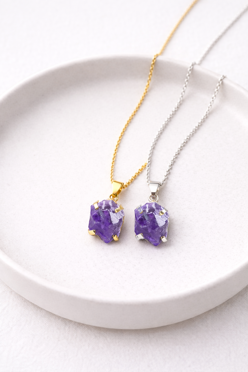 Amethyst Necklace (February Birthstone)