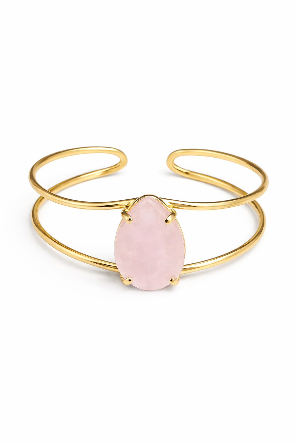 Rose Quartz Drop Bracelet