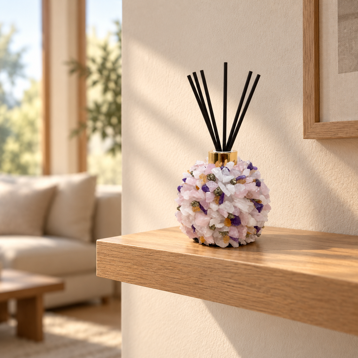 Mixed Crystal Reed Diffuser