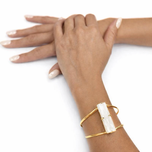 Selenite Bracelet – Adjustable