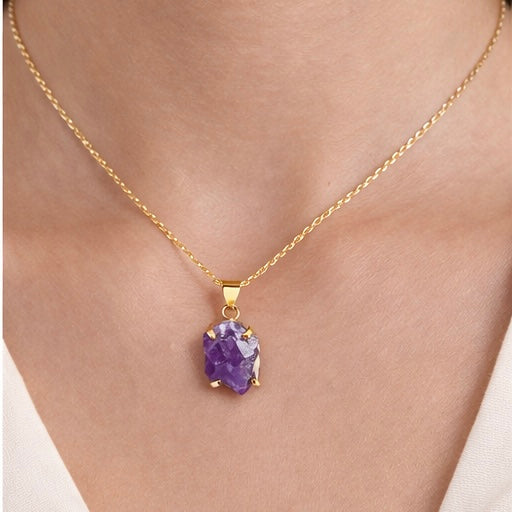 Amethyst Necklace (February Birthstone)