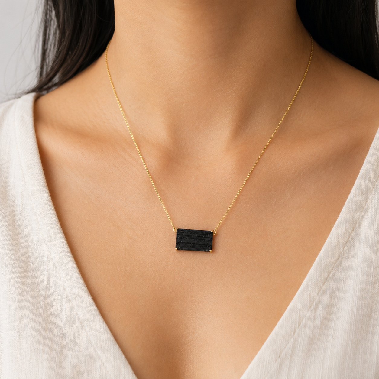 Black Tourmaline Necklace