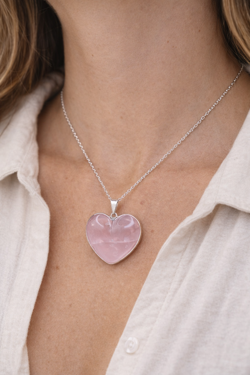 Rose Quartz Love Necklace
