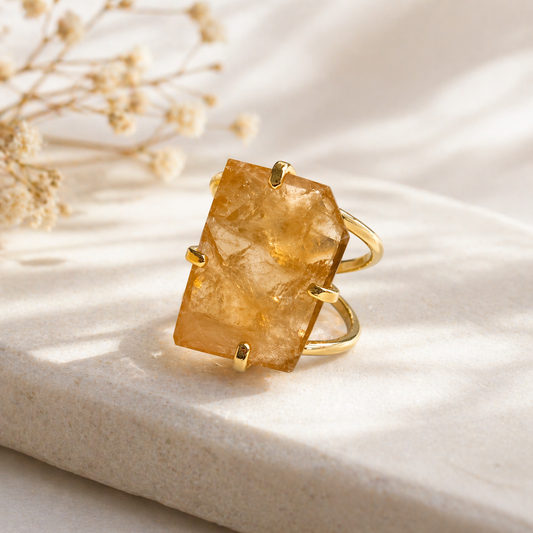 Citrine Ring (Natural Citrine)