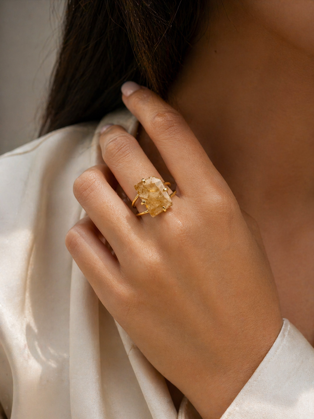 Citrine Ring (Natural Citrine)
