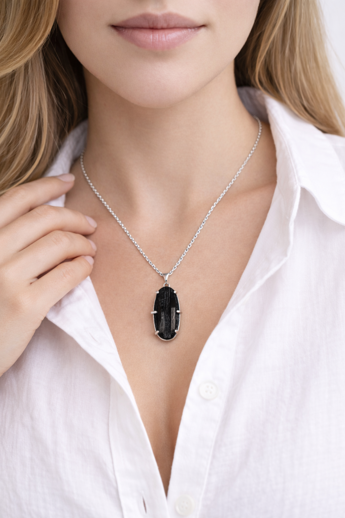 Black Tourmaline Necklace