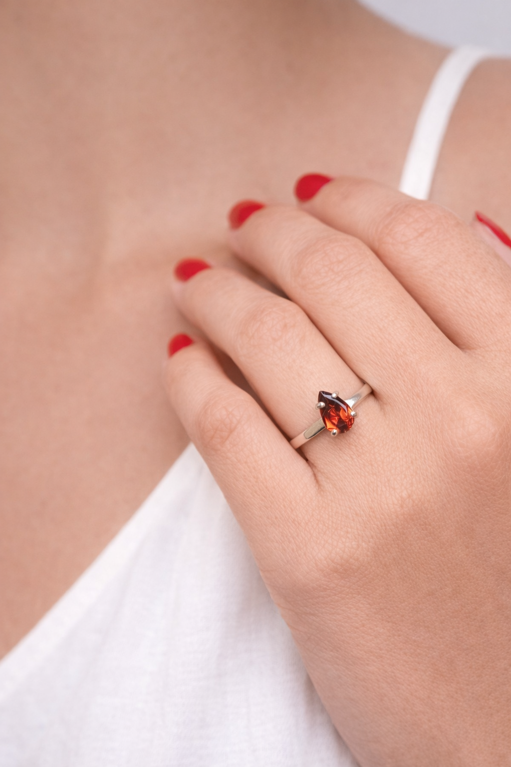 Garnet Ring – January Birthstone