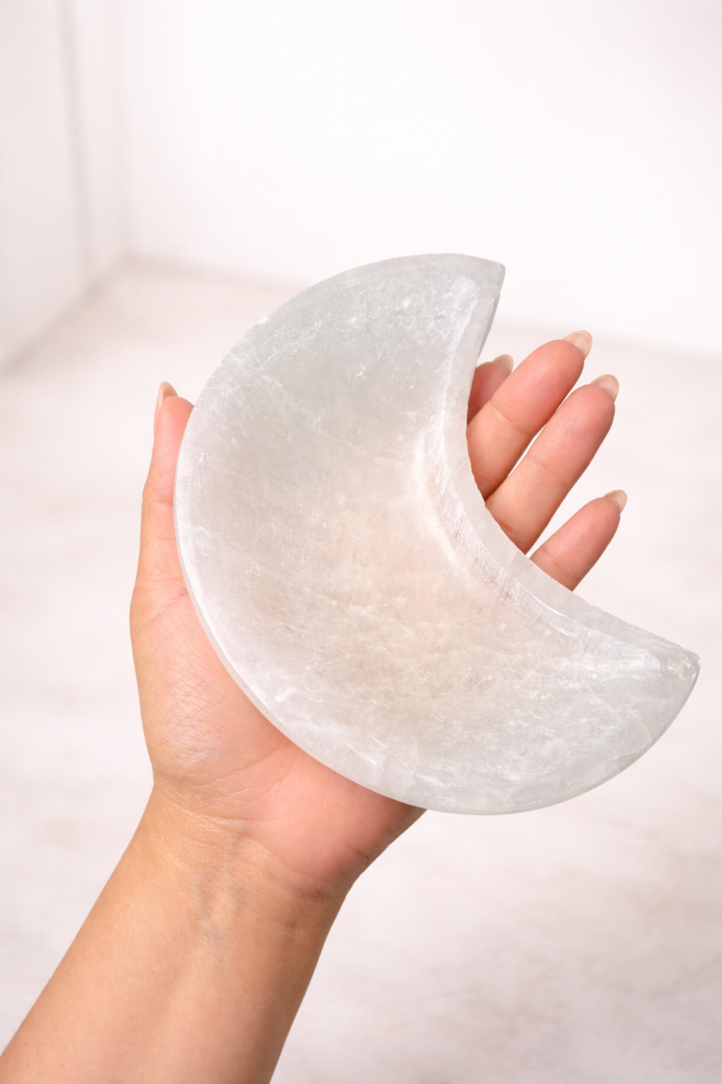 Crescent Moon Selenite Bow