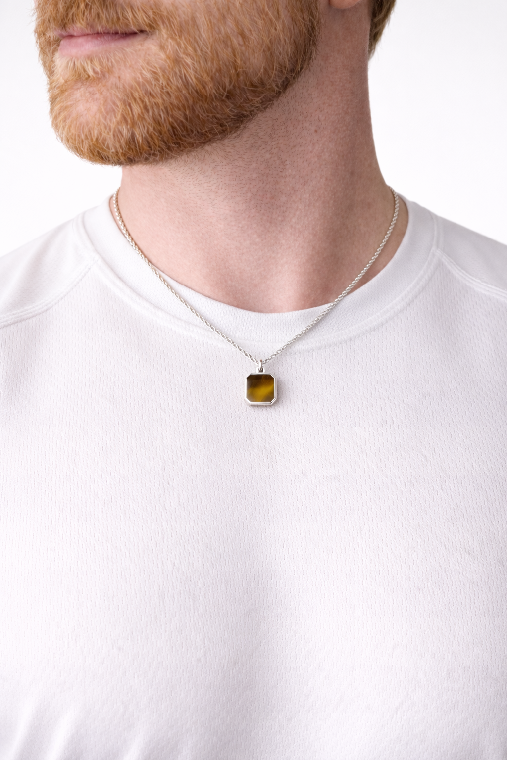 Tiger’s Eye Men Handmade Necklace