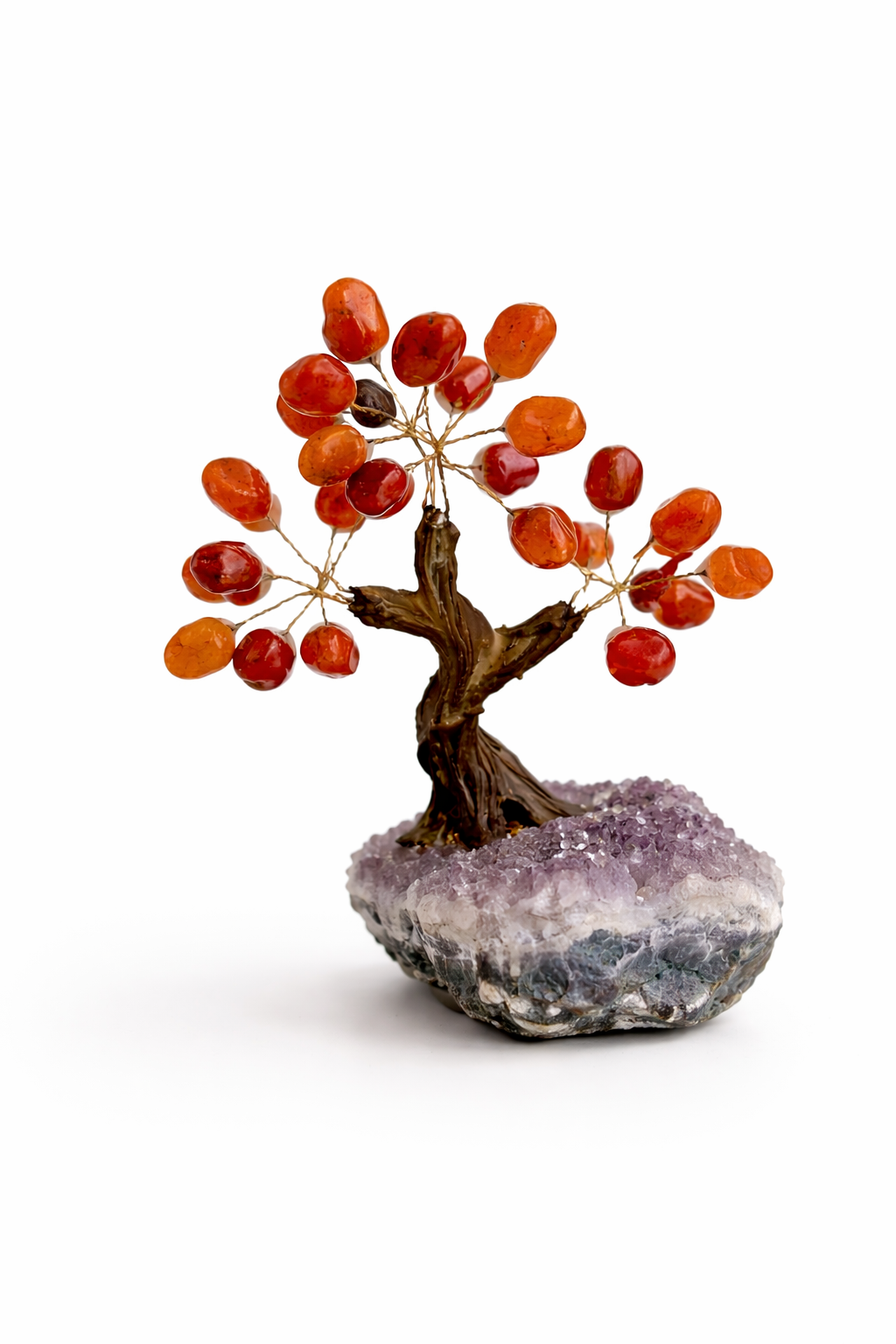 Carnelian & Amethyst Tree of Vitality